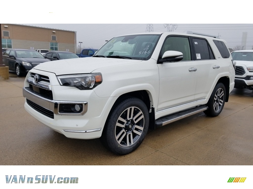 2020 4Runner Limited 4x4 - Blizzard White Pearl / Black photo #1