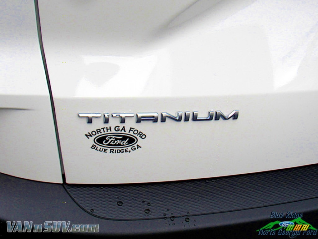 2020 Escape Titanium 4WD - Star White Metallic Tri-Coat / Sandstone photo #34