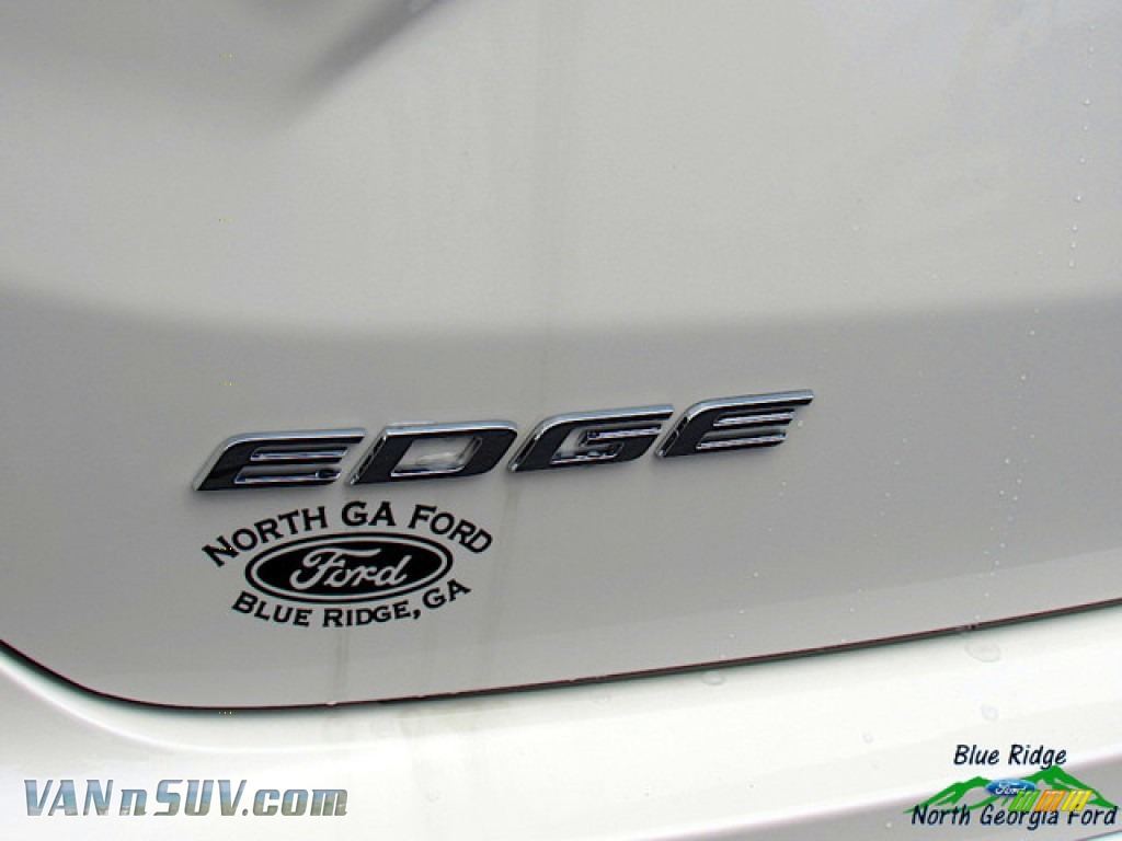 2020 Edge ST AWD - Star White Metallic Tri-Coat / Ebony photo #34
