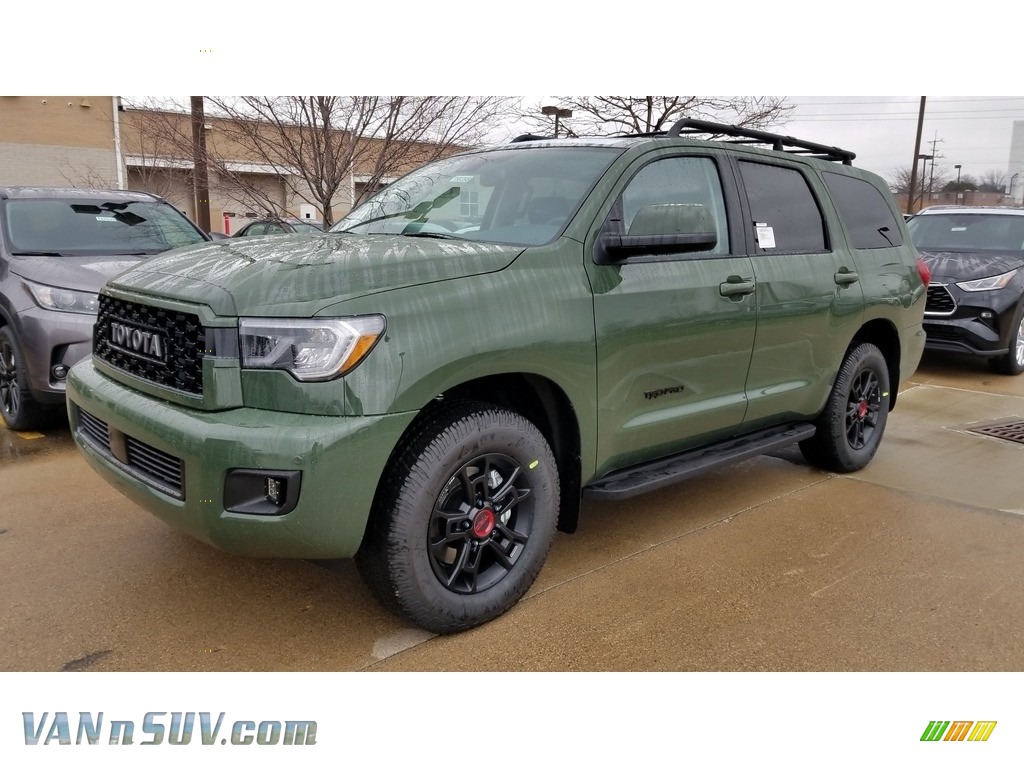 2020 Toyota Sequoia TRD Pro 4x4 in Army Green 178131