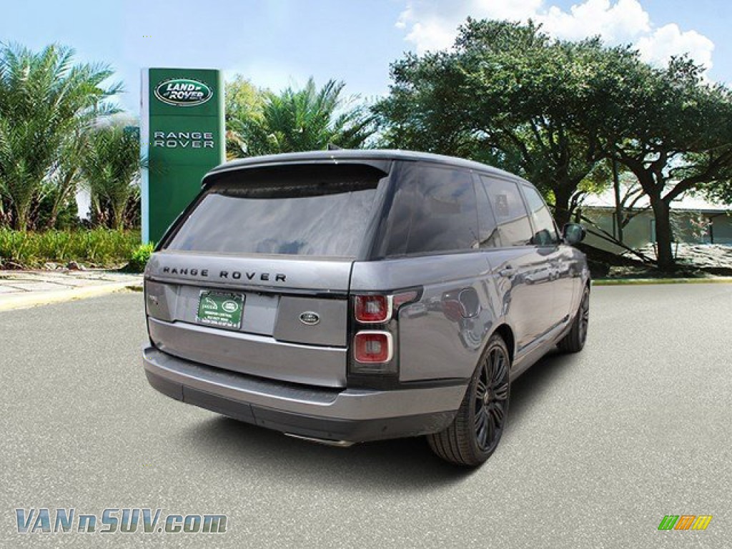 2020 Range Rover Supercharged LWB - Eiger Gray Metallic / Ebony photo #2