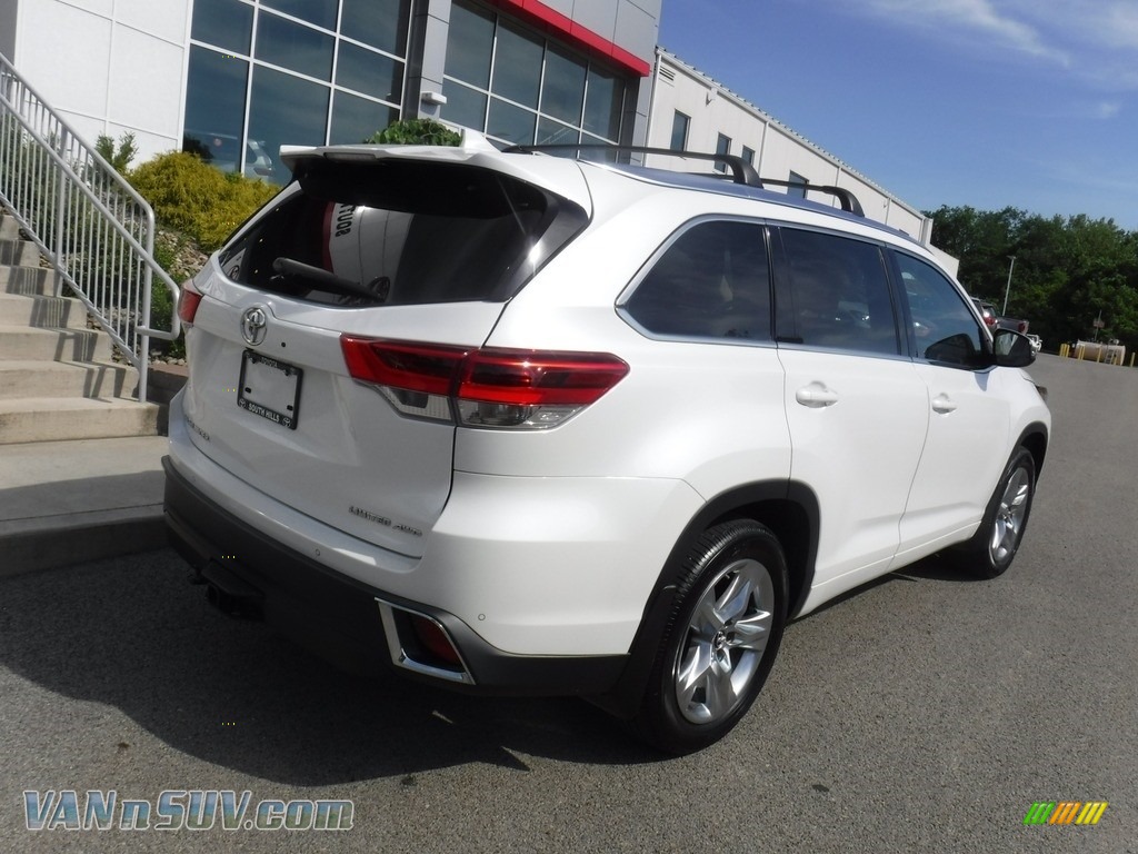 2017 Highlander Limited AWD - Blizzard White Pearl / Ash photo #10