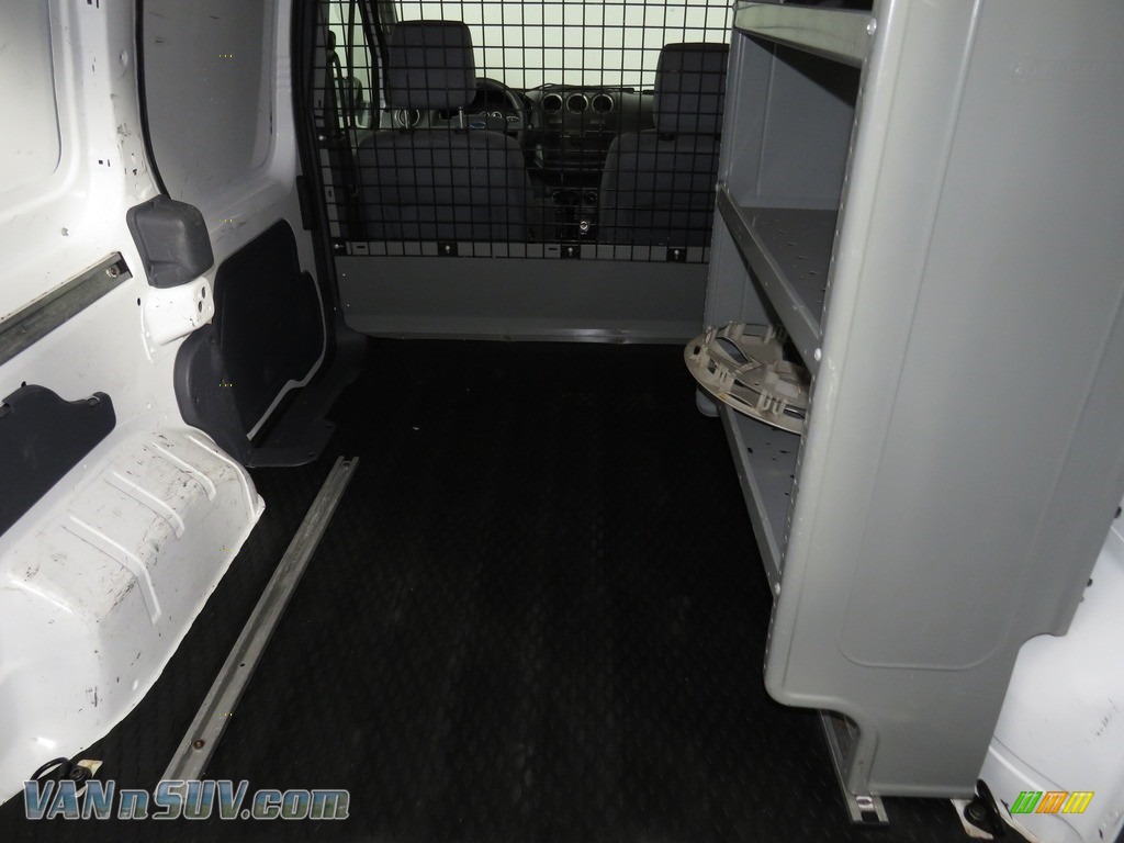 2010 Transit Connect XL Cargo Van - Frozen White / Dark Gray photo #13