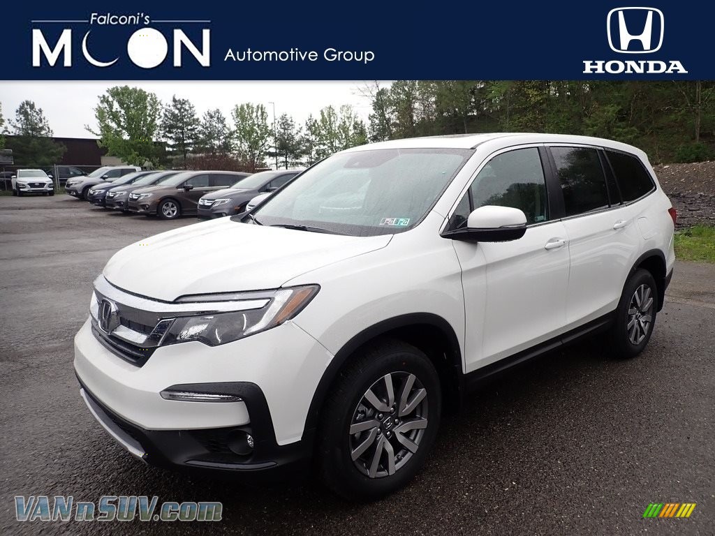 2020 Honda Pilot EX L AWD In Platinum White Pearl Photo 5 061021 