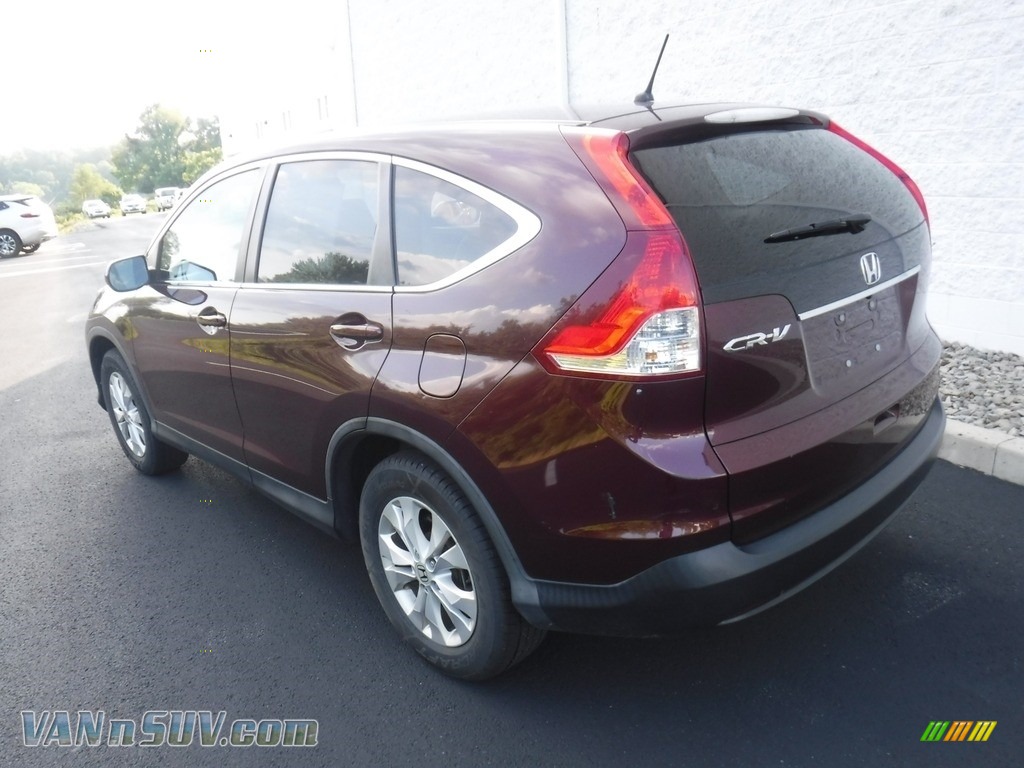 2014 CR-V EX - Basque Red Pearl II / Gray photo #10