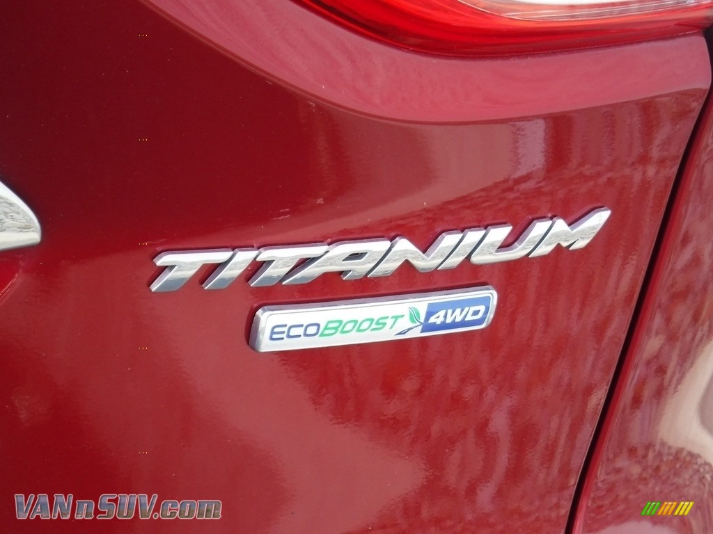 2016 Escape Titanium 4WD - Ruby Red Metallic / Charcoal Black photo #10