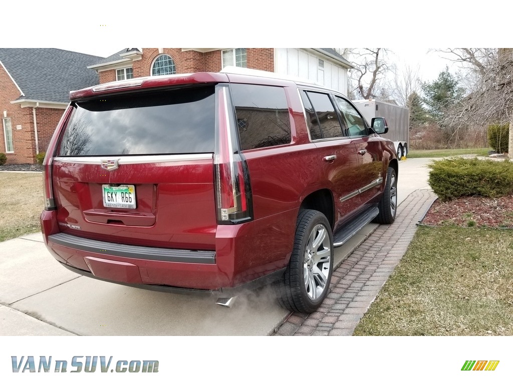2017 Escalade Luxury 4WD - Red Passion Tintcoat / Shale/Cocoa Accents photo #4