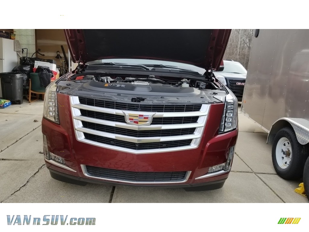2017 Escalade Luxury 4WD - Red Passion Tintcoat / Shale/Cocoa Accents photo #30