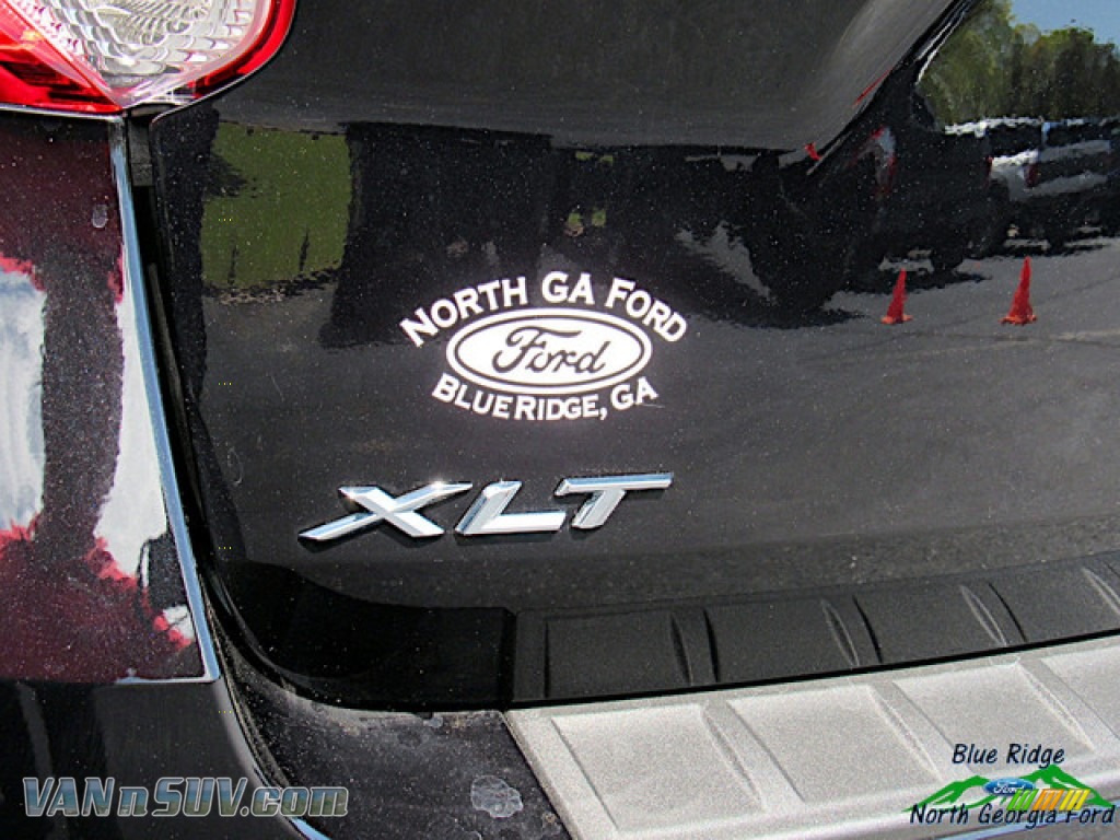 2020 Explorer XLT 4WD - Agate Black Metallic / Sandstone photo #35