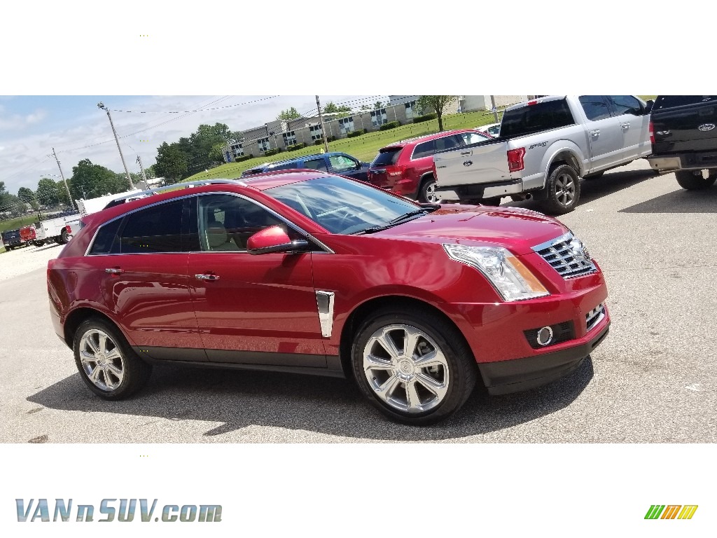 2013 SRX Performance AWD - Crystal Red Tintcoat / Shale/Brownstone photo #31