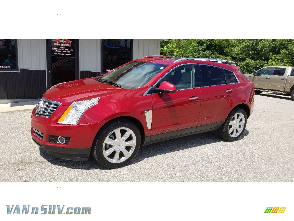 2013 SRX Performance AWD - Crystal Red Tintcoat / Shale/Brownstone photo #32
