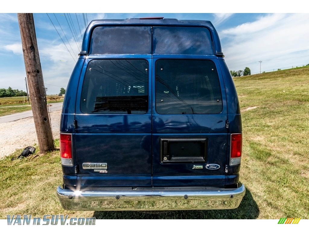2011 E Series Van E350 XL Extended Passenger - Dark Blue Pearl Metallic / Medium Flint photo #11