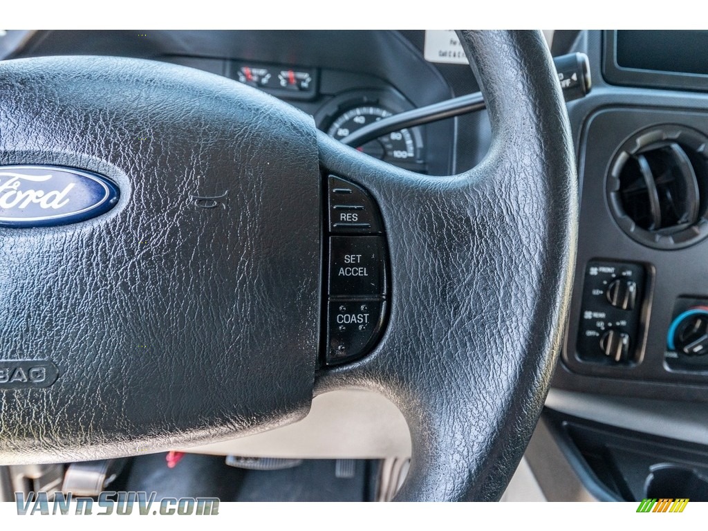 2011 E Series Van E350 XL Extended Passenger - Dark Blue Pearl Metallic / Medium Flint photo #36