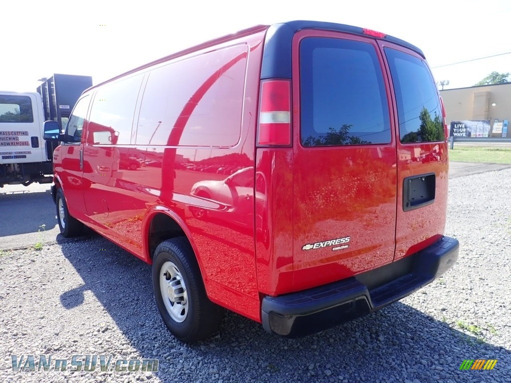 2013 Express 2500 Cargo Van - Victory Red / Medium Pewter photo #2