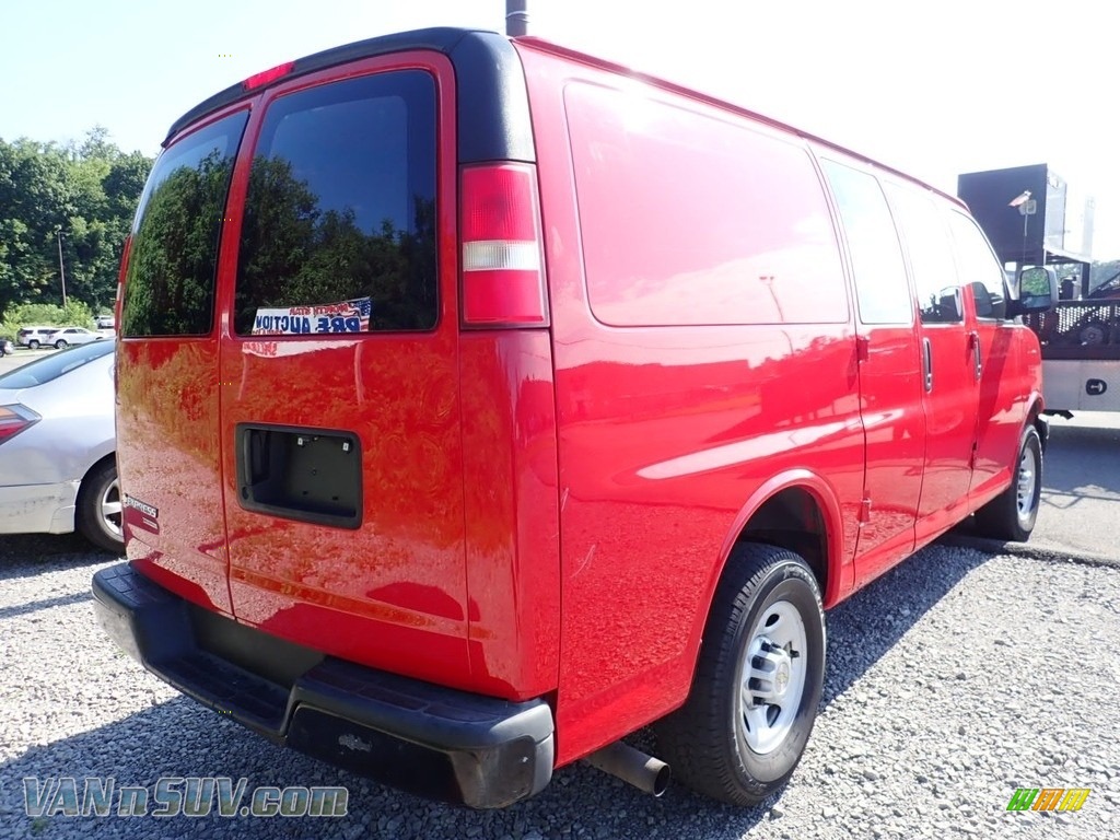 2013 Express 2500 Cargo Van - Victory Red / Medium Pewter photo #4
