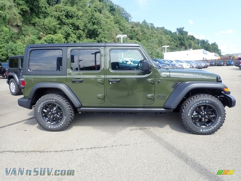 2020 Jeep Wrangler Unlimited Willys 4x4 in Sarge Green photo 4