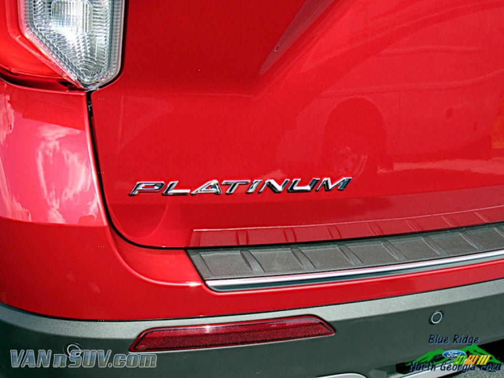 2020 Explorer Platinum 4WD - Rapid Red Metallic / Sandstone photo #37