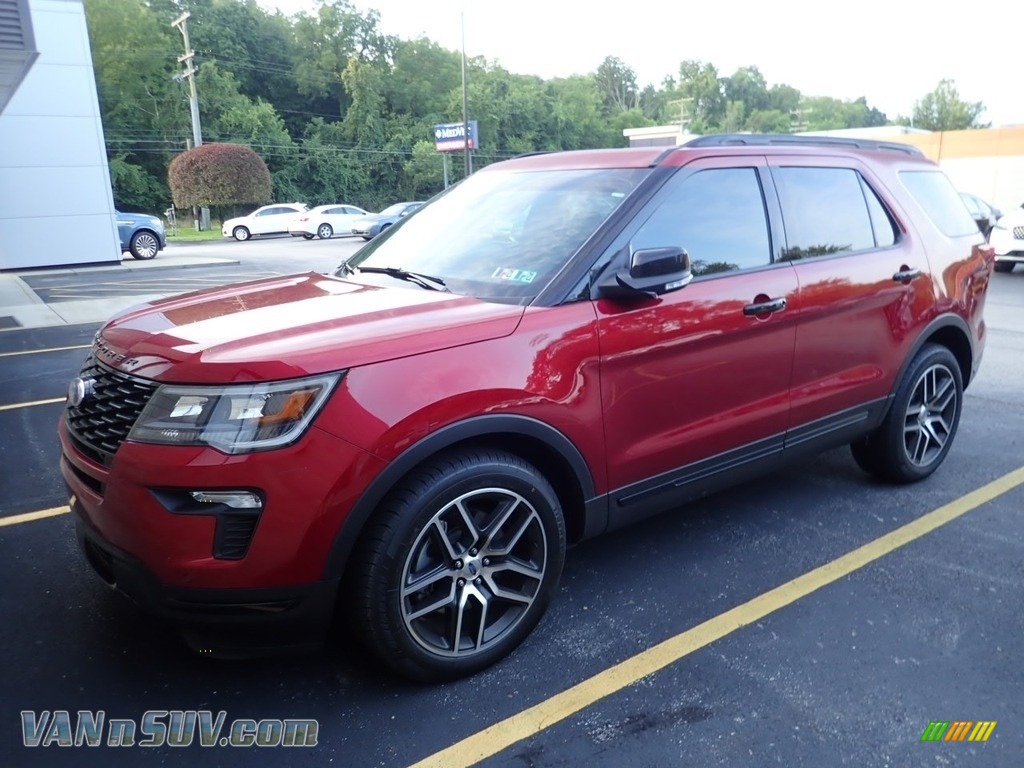 2018 ford explorer red