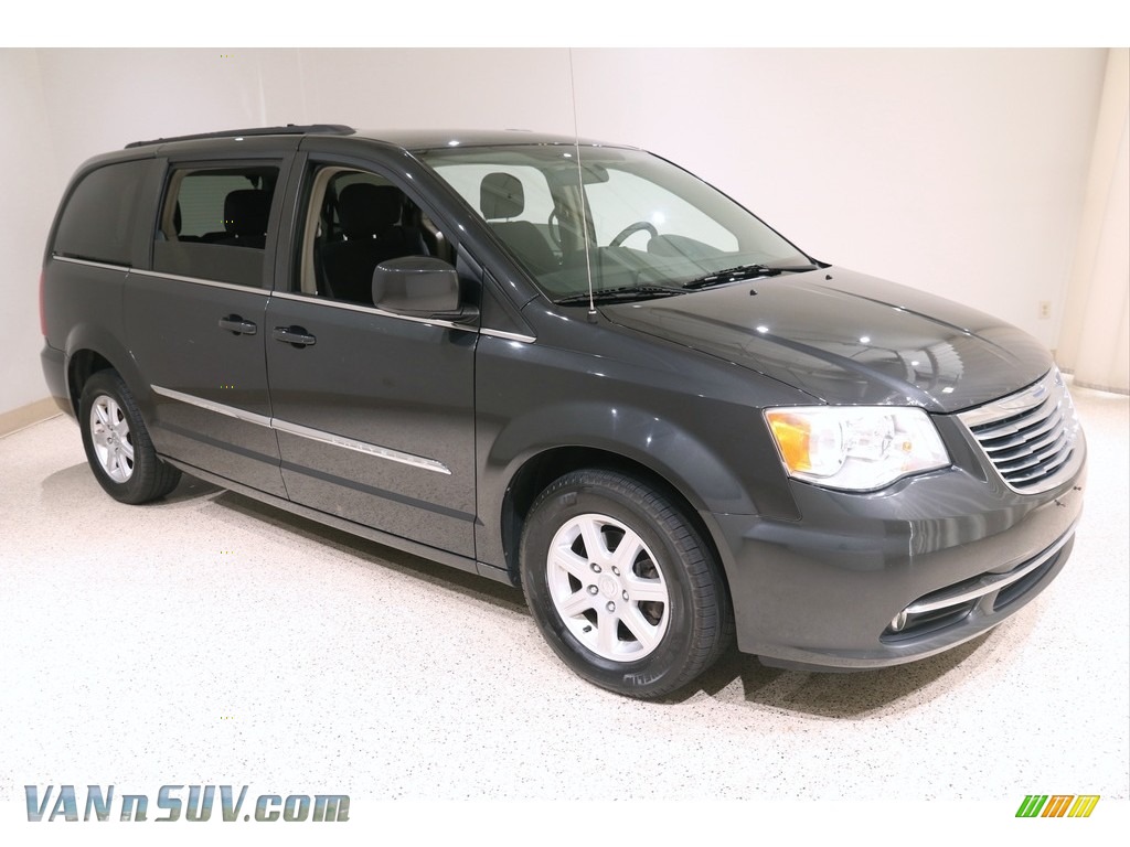 Dark Charcoal Pearl / Black/Light Graystone Chrysler Town & Country Touring