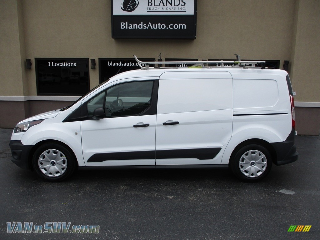 Frozen White / Pewter Ford Transit Connect XL Van