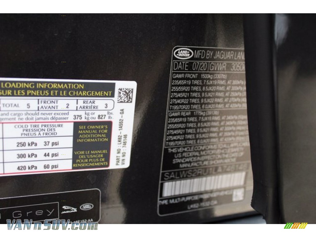 2020 Range Rover Sport HST - Carpathian Gray Premium Metallic / Ivory/Ebony photo #38