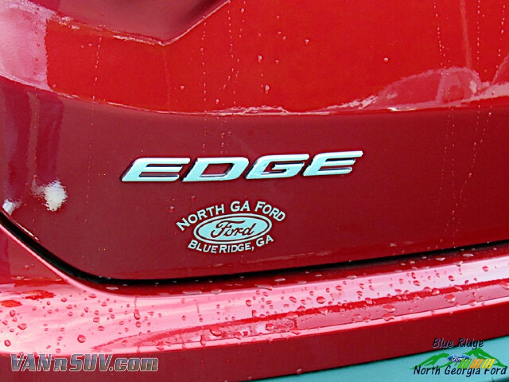 2020 Edge SEL AWD - Rapid Red Metallic / Dune photo #31