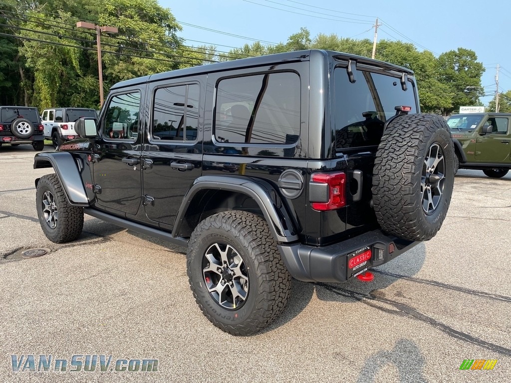 2021 Wrangler Unlimited Rubicon 4x4 - Black / Black photo #9