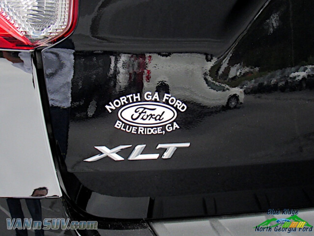 2020 Explorer XLT 4WD - Agate Black Metallic / Sandstone photo #32