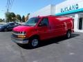 Chevrolet Express 2500 Cargo Extended WT Red Hot photo #1