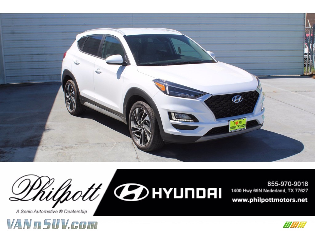 White Cream / Gray Hyundai Tucson Sport
