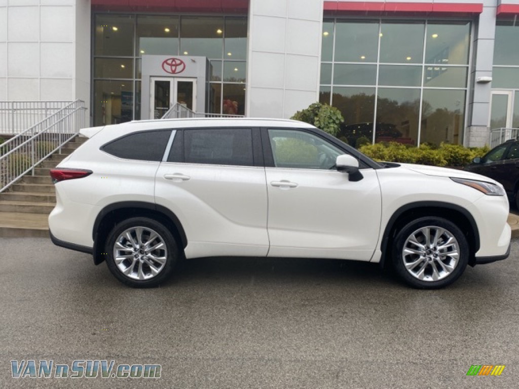 2021 Toyota Highlander Limited AWD in Blizzard White Pearl photo 8 524076