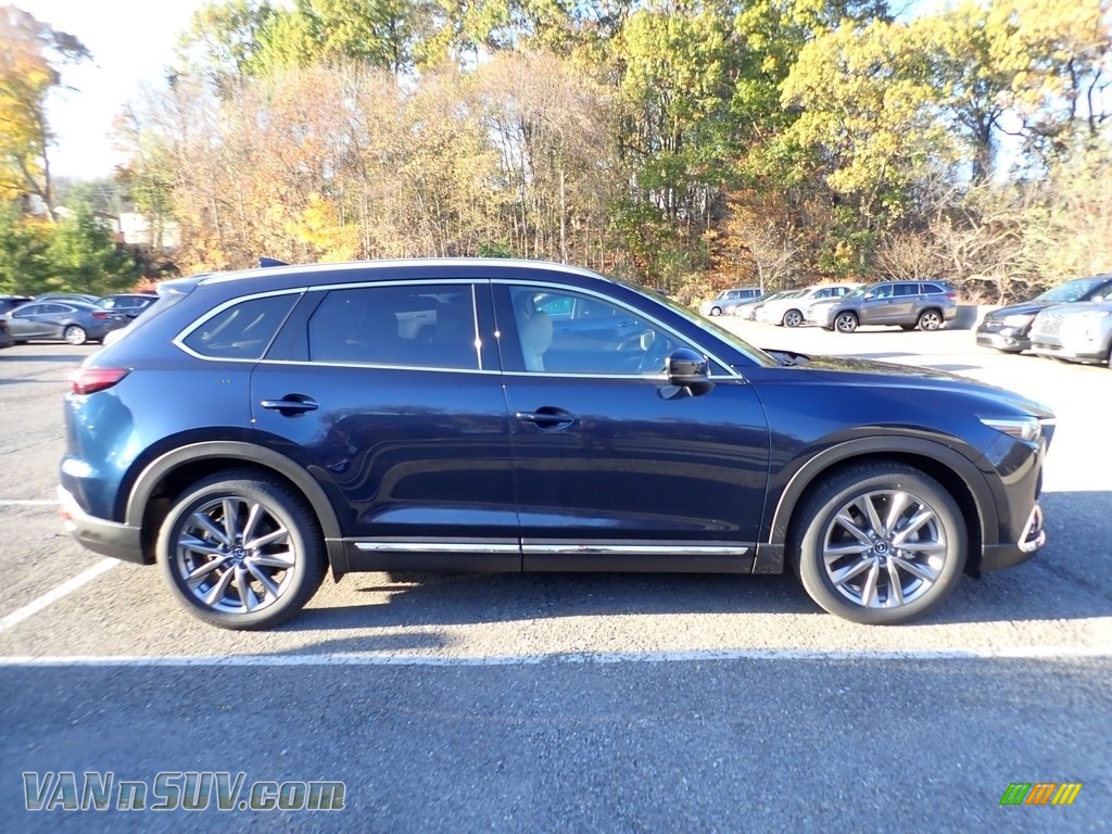 2021 Mazda Cx 9 Grand Touring Awd In Deep Crystal Blue Mica 506617