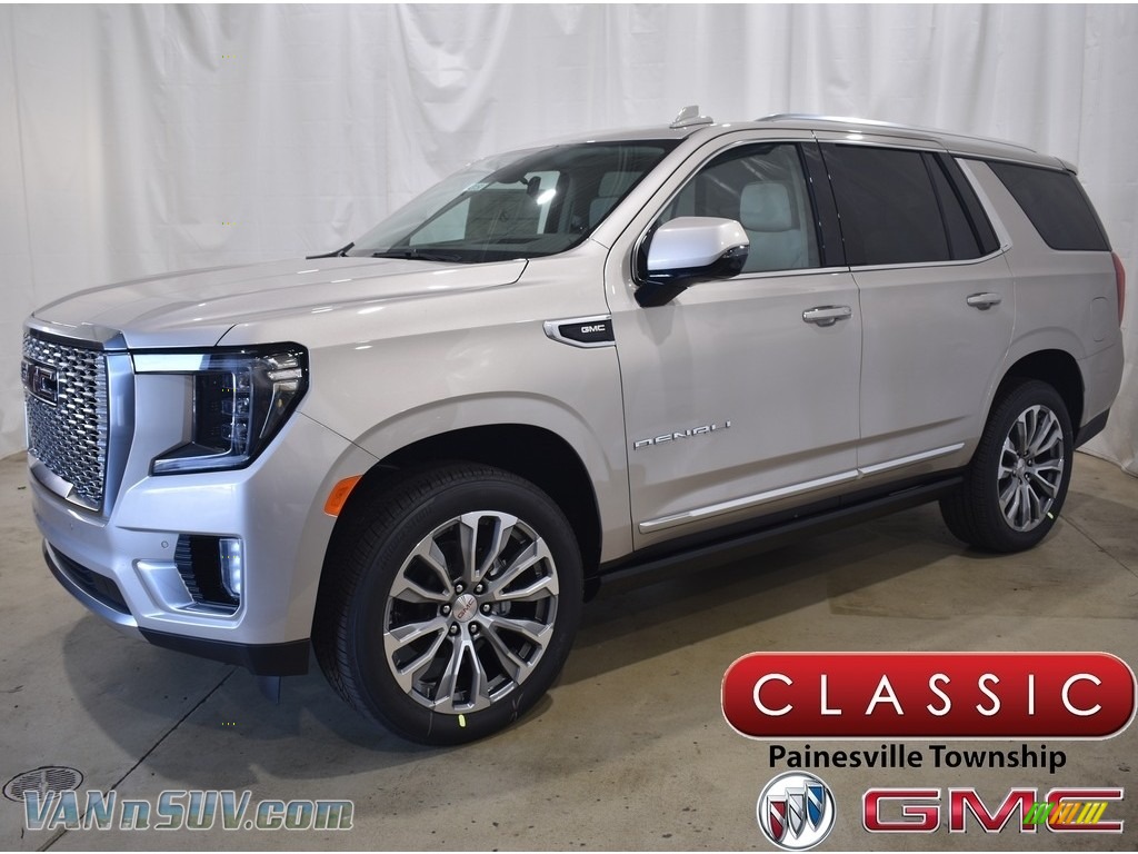 2021 Gmc Yukon Denali 4wd In Pearl Beige Metallic 174996 Vannsuv