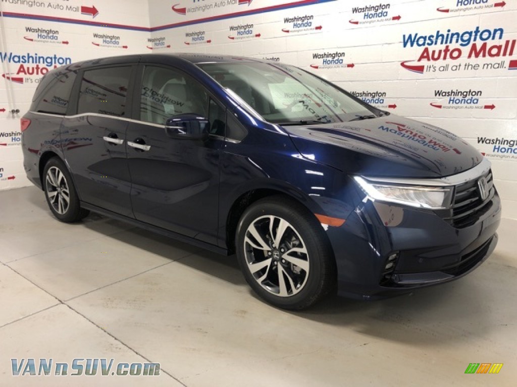 2021 Odyssey Touring - Obsidian Blue Pearl / Gray photo #2