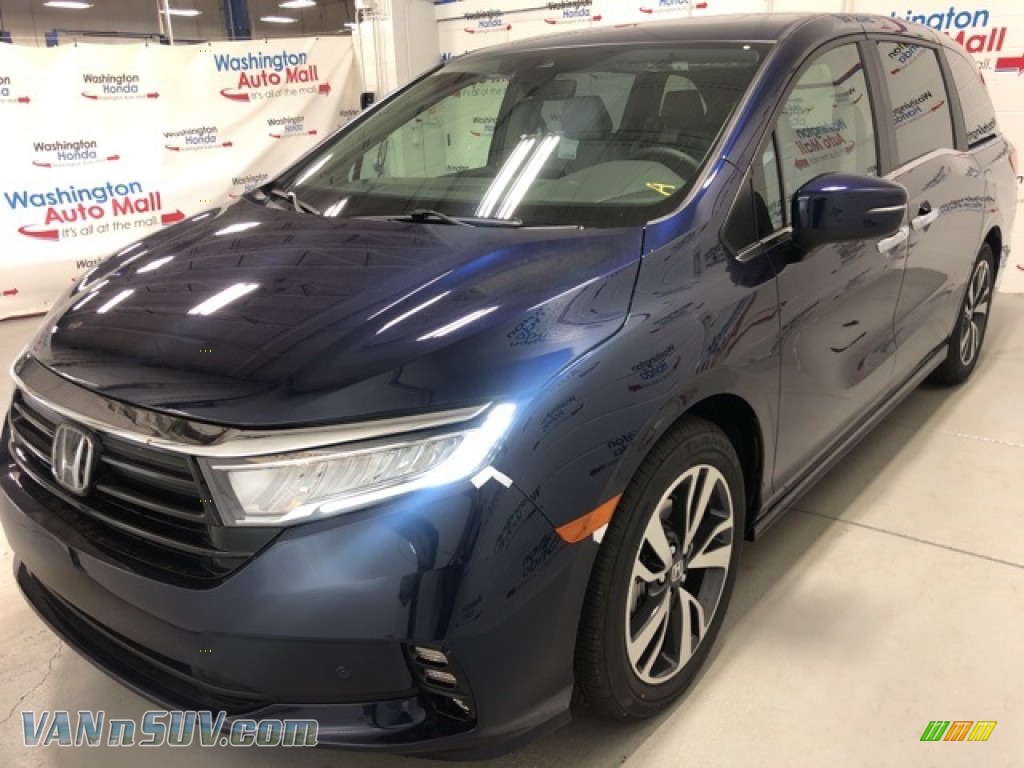 2021 Odyssey Touring - Obsidian Blue Pearl / Gray photo #3