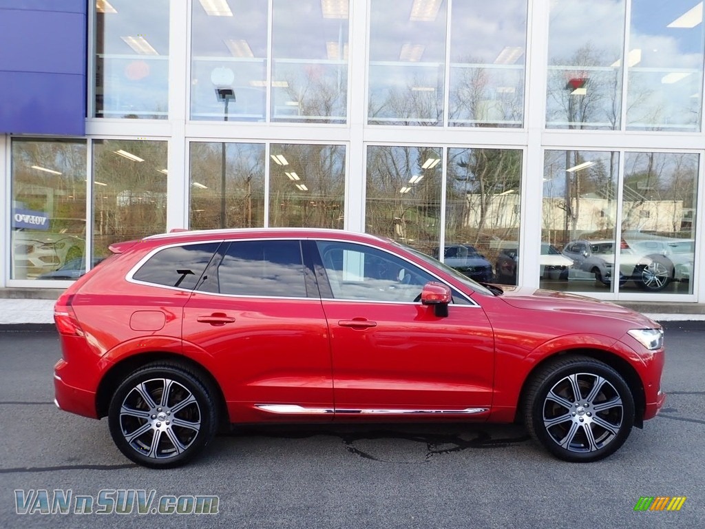 2018 XC60 T6 AWD Inscription - Passion Red / Blonde photo #2
