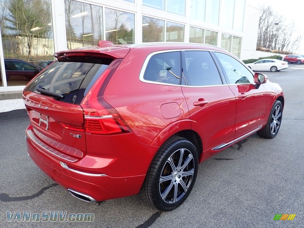 2018 XC60 T6 AWD Inscription - Passion Red / Blonde photo #3