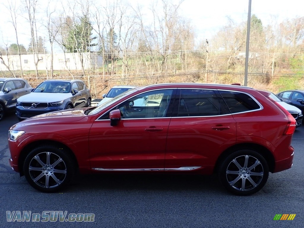 2018 XC60 T6 AWD Inscription - Passion Red / Blonde photo #7
