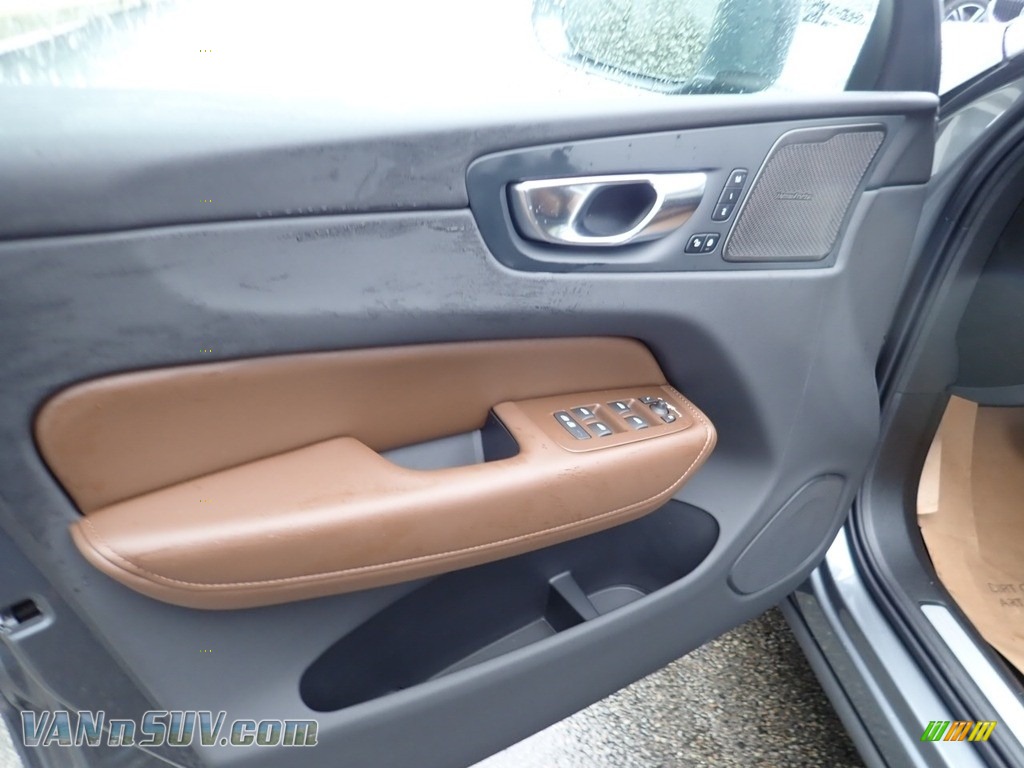2021 XC60 T5 AWD Inscription - Osmium Grey Metallic / Maroon Brown/Charcoal photo #10