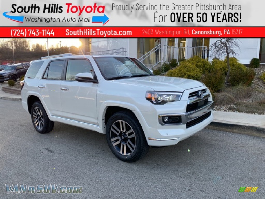 2021 Toyota 4runner Limited Pearl White