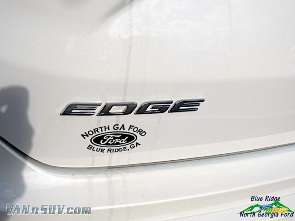 2020 Edge ST AWD - Star White Metallic Tri-Coat / Ebony photo #30