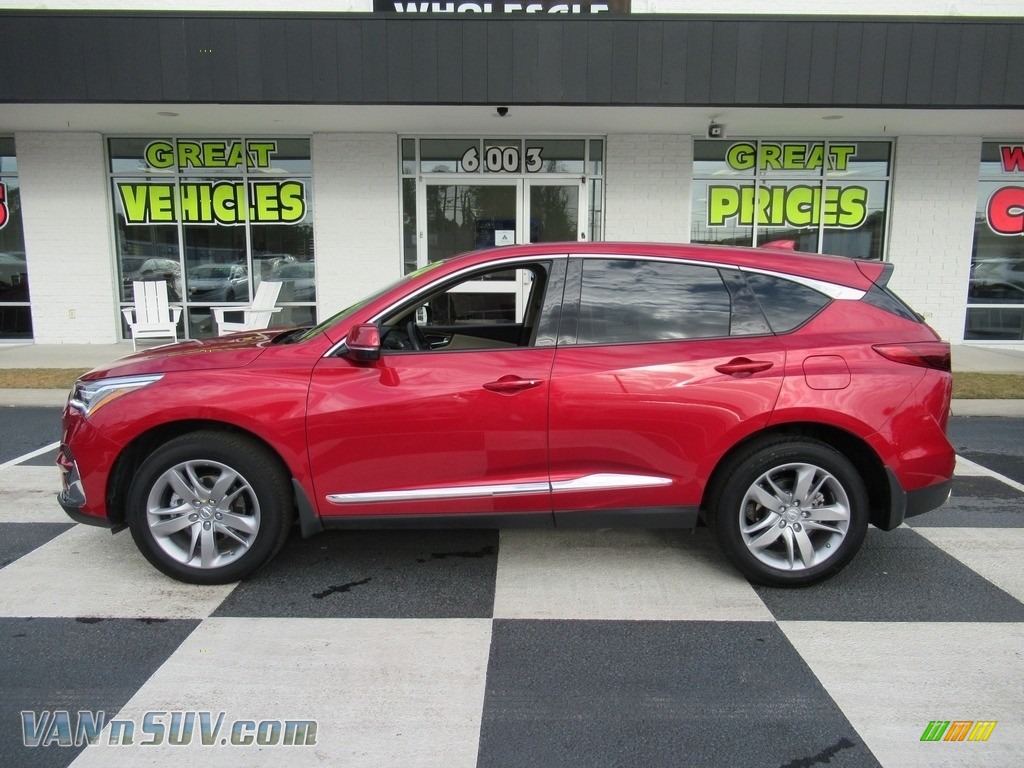 Performance Red Pearl / Parchment Acura RDX Advance AWD