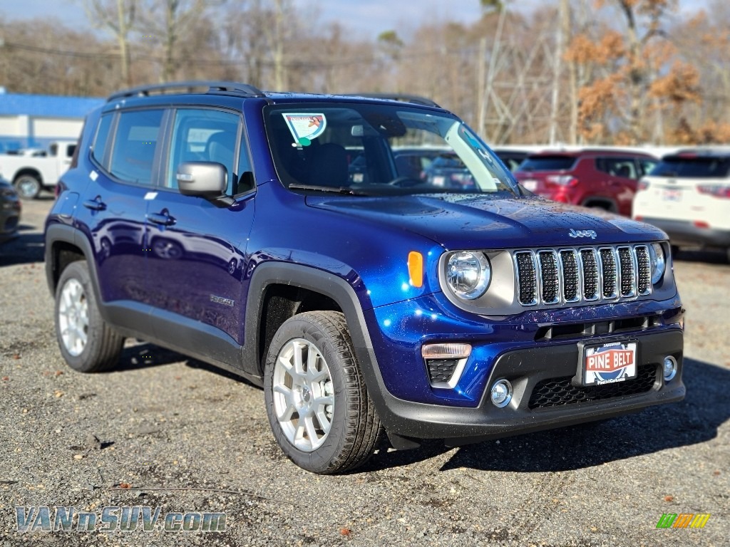 2021 Jeep Renegade Limited 4x4 In Jetset Blue For Sale M30873