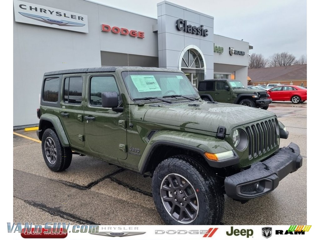 2021 Jeep Wrangler Unlimited Sport 4x4 In Sarge Green For Sale 595361 