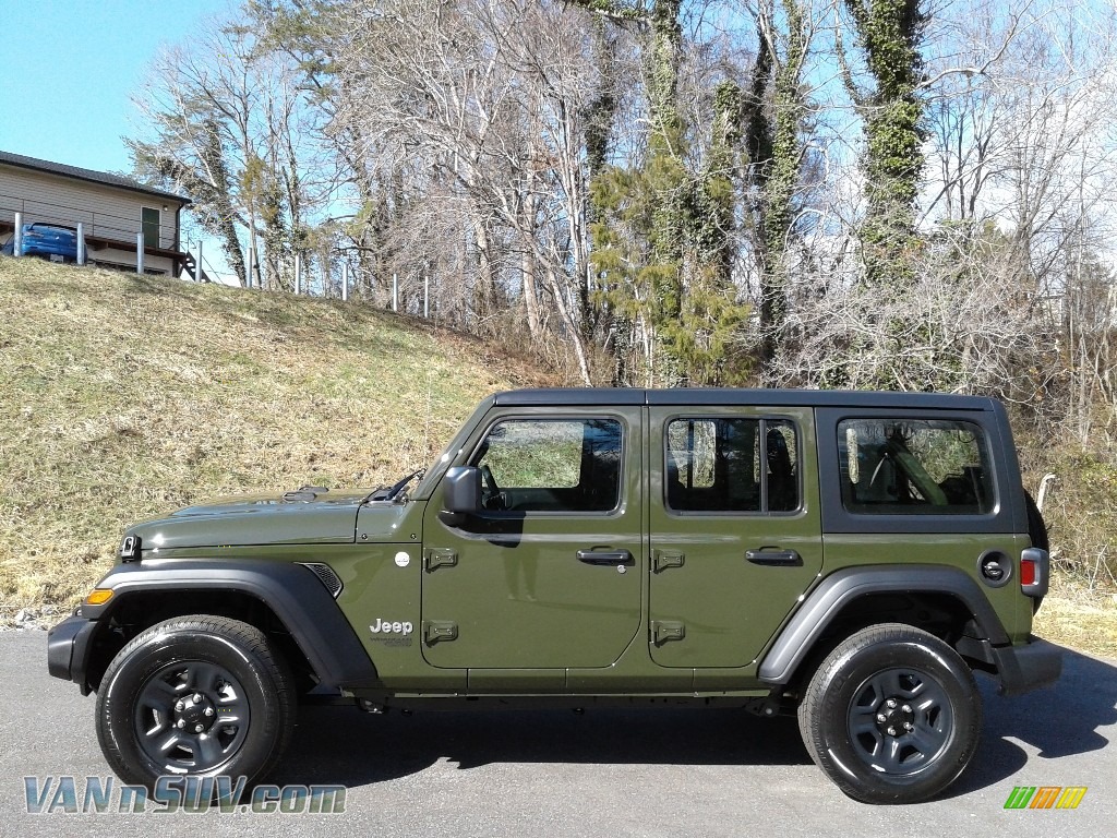 2021 Jeep Wrangler Unlimited Sport 4x4 In Sarge Green For Sale 541578 