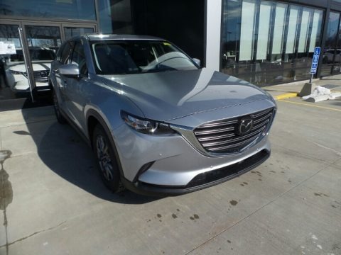 Sonic Silver Metallic 2021 Mazda CX-9 Touring