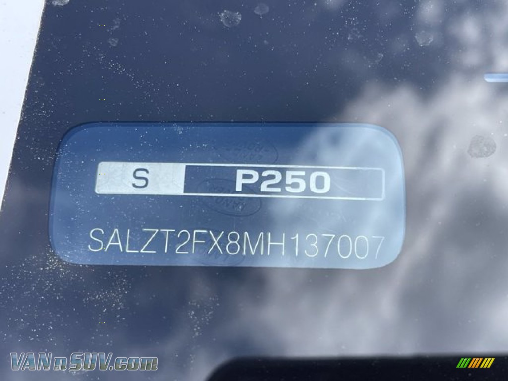 2021 Range Rover Evoque S R-Dynamic - Seoul Pearl Silver Metallic / Ebony photo #29