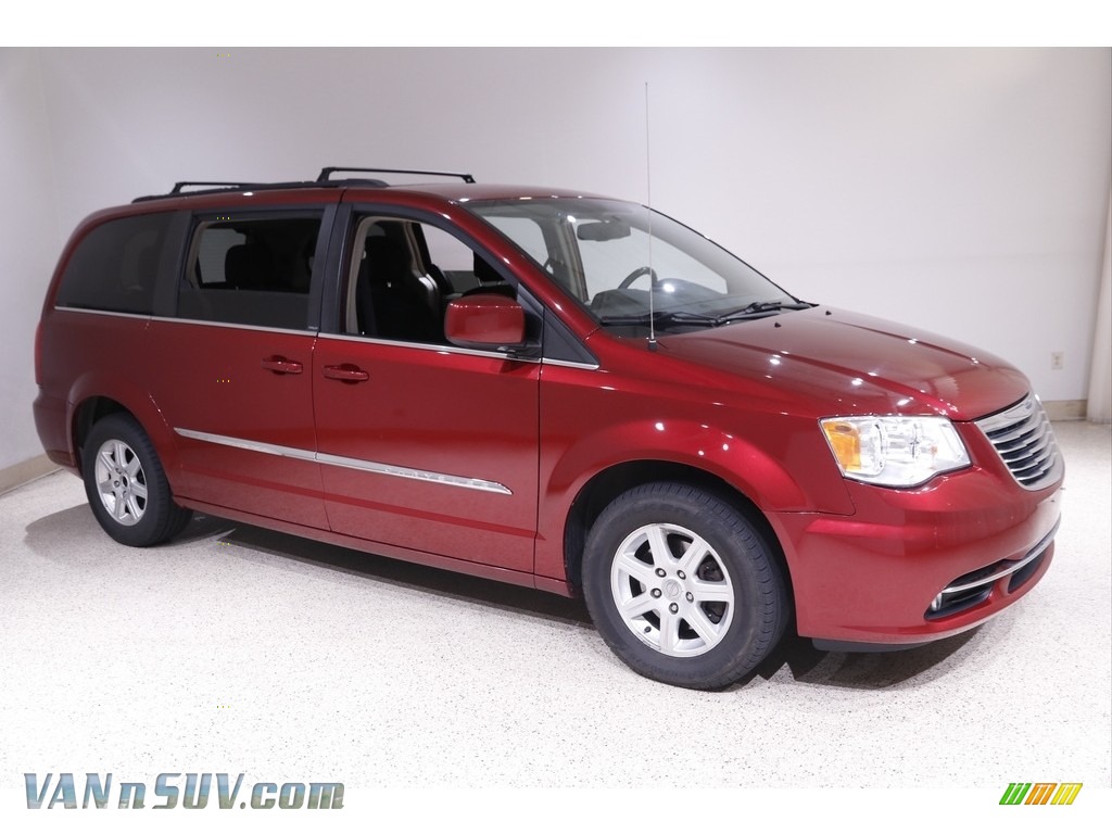 2012 Town & Country Touring - Deep Cherry Red Crystal Pearl / Black/Light Graystone photo #1