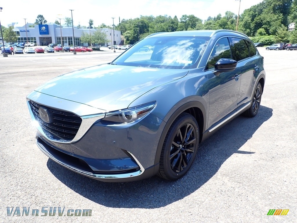 2021 CX-9 Carbon Edition AWD - Polymetal Gray / Red photo #5