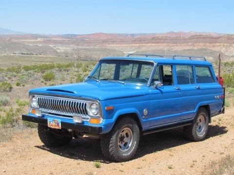 Brilliant Blue 1977 Jeep Cherokee Chief 4x4